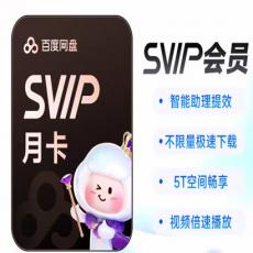 百度网盘超级SVIP会员1个月月卡 官方充值